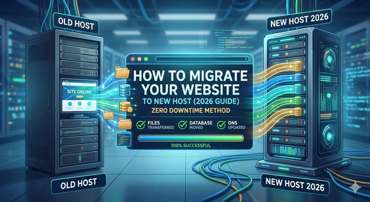 How to Migrate Your Website to a New Host Without Downtime (2026 Guide)