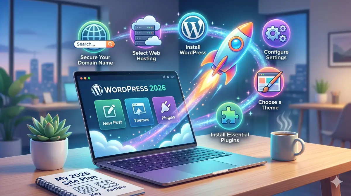 How to Start a WordPress Website in 2026 (Step-by-Step for Beginners)