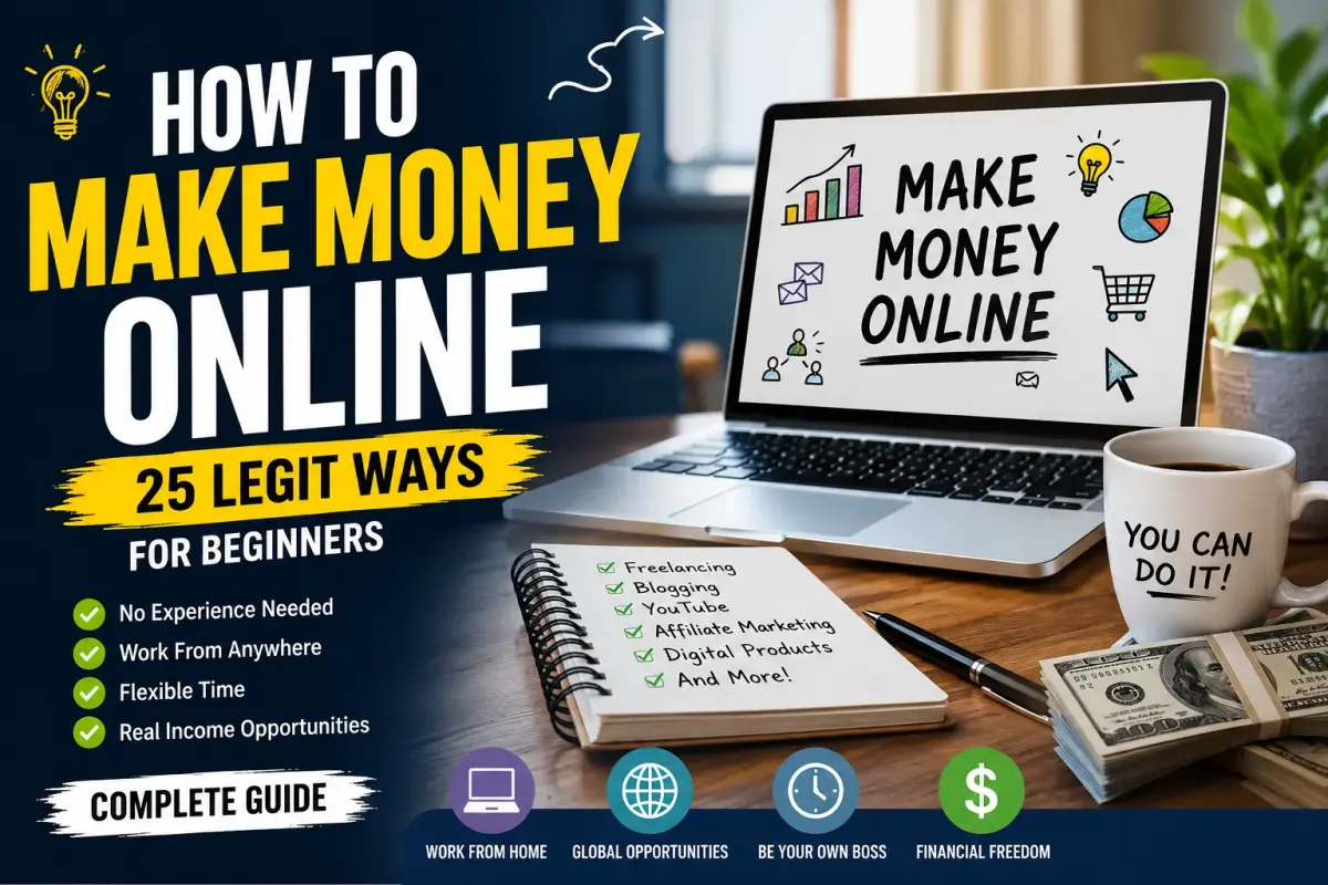 How to Make Money Online: 25 Legit Ways for Beginners